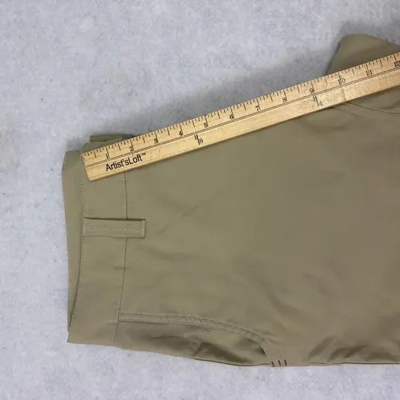 Stio Shorts Mens 32 Coburn Chino Tan Nylon Hiking Performance Gorpcore - Picture 5 of 12